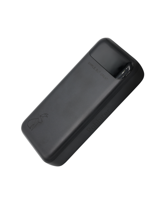 Rabbiter Power MaxCharge 20000 Pro – 65 W USB-C PD Powerbank mit 20.000 mAh &amp; Display