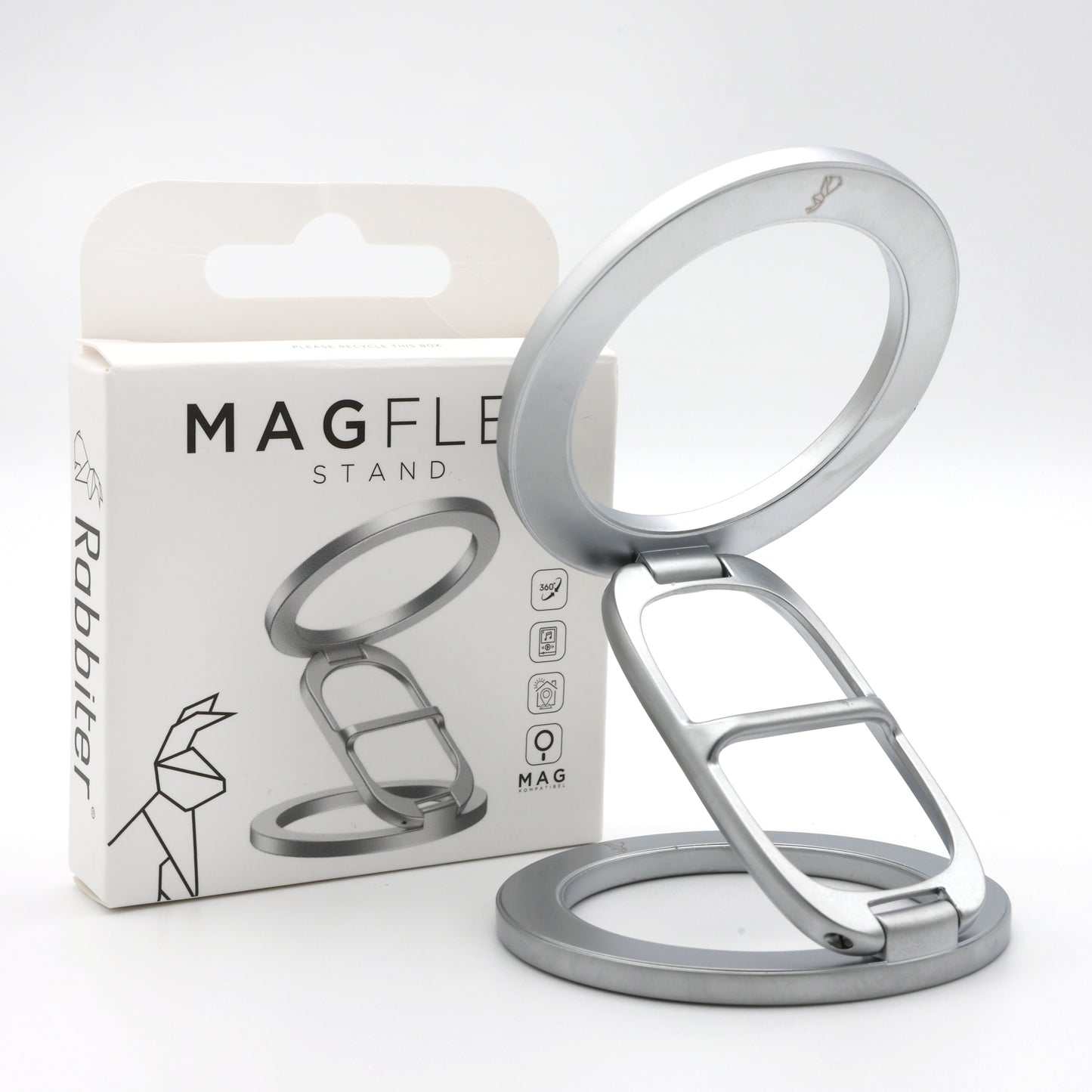 MagFlexStand Metallic – Flexibler 360° Smartphone-Halter für jede Situation